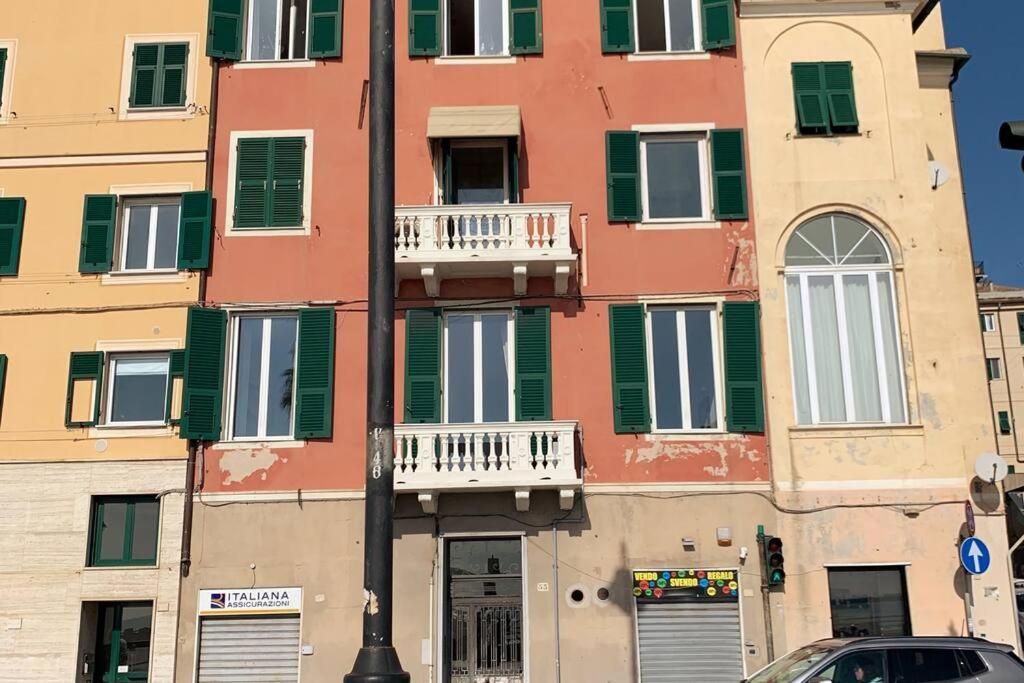 Ferienwohnung Loft 53 Waterfront Of Genova Pegli Exterior foto